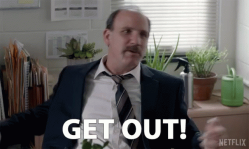 Get Out Leave GIF - Get Out Leave Leave Me Alone - Discover & Share GIFs