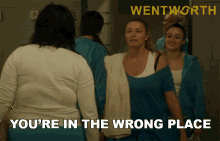 Youre In The Wrong Place Kaz Proctor GIF - Youre In The Wrong Place Kaz Proctor Wentworth GIFs