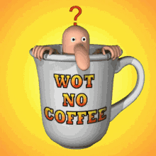 wot no coffee coffee coffee mug 3d gifs artist chad