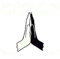 Giving Up Intolerance For Lent Intolerance Sticker - Giving Up Intolerance For Lent Intolerance Tolerate Stickers