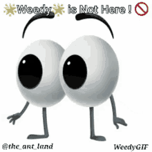 theantland weedy here here not here im not here