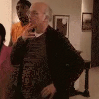 Good Heavens GIF - Faint Passing Out Larry David - Discover & Share GIFs