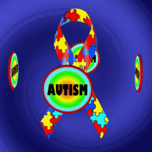 Autism Autism Awareness Month GIF - Autism Autism Awareness Month Autism Awareness Ribbon GIFs
