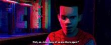 Spiderman How Many Of Us GIF - Spiderman How Many Of Us Miles Morales GIFs