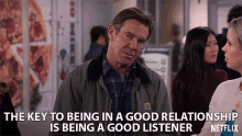 The Key To Being In A Good Relationship Is Being A Good Listener Be A Good Listener GIF - The Key To Being In A Good Relationship Is Being A Good Listener Good Listener Be A Good Listener GIFs