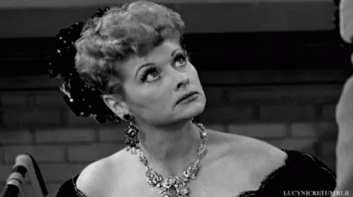 Lucille Ball I Love Lucy GIF.