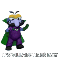 Its Villaintines Day Dr Meanzo Sticker - Its Villaintines Day Dr Meanzo Muppet Babies Stickers
