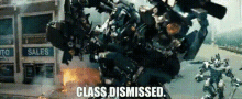 Transformers Ironhide GIF - Transformers Ironhide Class Dismissed GIFs
