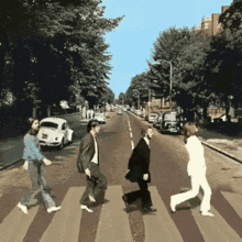 Beatles GIF - The Beatles Abbey Road Awkward GIFs