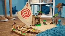 Moana Lego GIF - Moana Lego Goodbye GIFs
