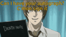 Can I Have Death Note GIF - Can I Have Death Note Cmon GIFs