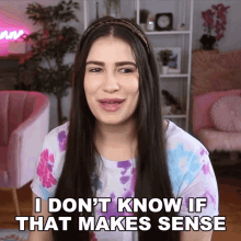 I Dont Know If That Makes Sense Marissa Rachel GIF - I Dont Know If That Makes Sense Marissa Rachel Do You Understand GIFs