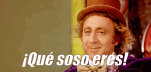 Willy Wonka Voltéando Los Ojos GIF - Soso Menso Bruto GIFs