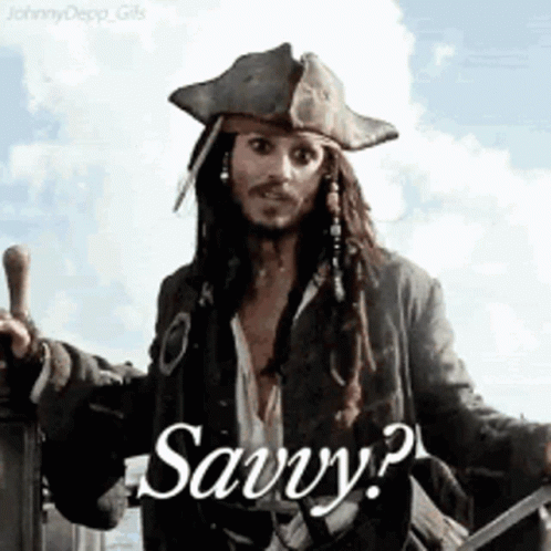 Pirates Of The Carribean Jack Sparrow GIF - Pirates Of The Carribean Jack Sparrow Savvy GIFs