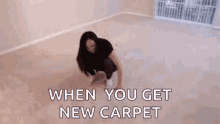 When You Get New Carpet Lay Down GIF - When You Get New Carpet New Carpet Lay Down GIFs