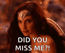 Did You Miss Me Gal Godot GIF - Did You Miss Me Gal Godot Wonder Woman GIFs