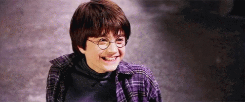Harry Potter Happy GIF - Harry Potter Happy Smile - Discover &amp; Share GIFs