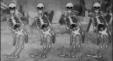 skeleton cartoon sway