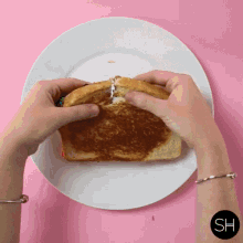 Rainbow Grilled Cheese Yum GIF - Rainbow Grilled Cheese Yum Delicious GIFs