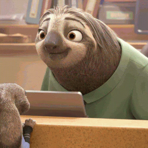 Sloth Slow GIF - Sloth Slow Smile - Discover &amp; Share GIFs