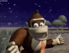Donkey Kong Shrug GIF - Donkey Kong Shrug GIFs