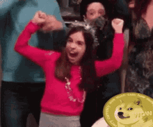Throw Down Celebrate GIF - Throw Down Celebrate Doge Party GIFs