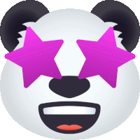 Stardom Panda Sticker - Stardom Panda Joypixels Stickers