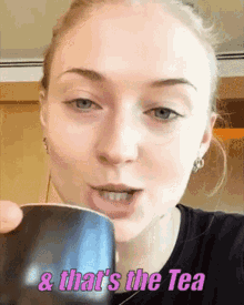 And Thats The Tea Sips GIF - And Thats The Tea Tea Sips GIFs