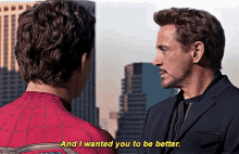 Spider Man Tony Stark GIF - Spider Man Tony Stark And I Wanted You GIFs