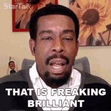 That Is Freaking Brilliant Chuck Nice GIF - That Is Freaking Brilliant Chuck Nice Startalk GIFs