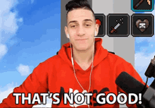 Thats Not Good George Devin Millar GIF - Thats Not Good George Devin Millar Not Good GIFs