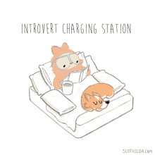 Introvert Charging Station GIF - Introvert Charging Station Battery GIFs