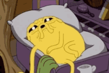 Hora Da Aventura / Tô Doente / Gripe / Doença / Termômetro / Mal Estar GIF - Adventure Time I Feel Sick Jake GIFs