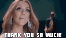 Thank You Thank You So Much GIF - Thank You Thank You So Much Celine Dion GIFs