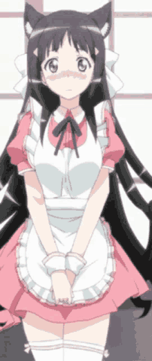 Anime Blush Animw Maid GIF - Anime Blush Animw Maid Anime Maid GIFs