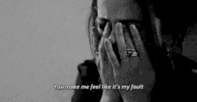 You Make Me Feel Like It'S My Fault- Guilt GIF - Guilty Fault Mefeelbad GIFs