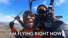 I Am Flying Right Now Terry Crews Skydives Over Iceland GIF - I Am Flying Right Now Terry Crews Skydives Over Iceland Running Wild With Bear Grylls GIFs