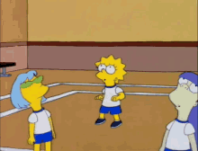 Volleyball GIF - Volleyball The Simpsons Lisa Simpson GIFs