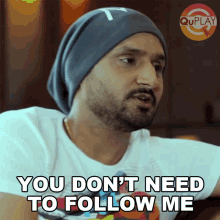 You Dont Need To Follow Me Bhajji GIF - You Dont Need To Follow Me Bhajji Harbhajan Singh GIFs