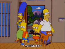New House GIF - New House The Simpsons Whistles GIFs