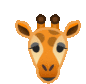 Giraffe Wiggle Ears Sticker - Giraffe Wiggle Ears Emoji Stickers