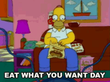 Bart Wants To Eat GIF - The Simpsons Homer Simpson Eat What You Want GIFs