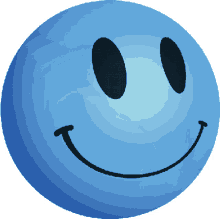 smiley blue