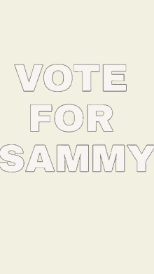 Vote For Sammy Katze GIF - Vote For Sammy Katze Abstimmung GIFs