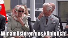Königliches Amüsieren GIF - Prinz Charles Camilla Witzig GIFs
