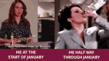 Dry January Me At The Start Of January GIF - Dry January Me At The Start Of January Me Half Way Through January GIFs