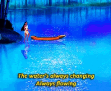 Disney Pocahontas GIF - Disney Pocahontas The Water Is Always Changing Always Flowing GIFs
