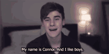 Connor My Name Is Connor GIF - Connor My Name Is Connor I Like Boys GIFs