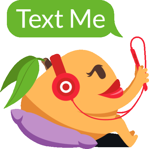 Text Me Peach Life Sticker - Text Me Peach Life Joypixels Stickers