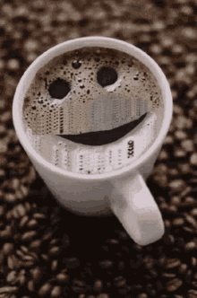 Coffee Smiley GIF - Coffee Smiley Face GIFs